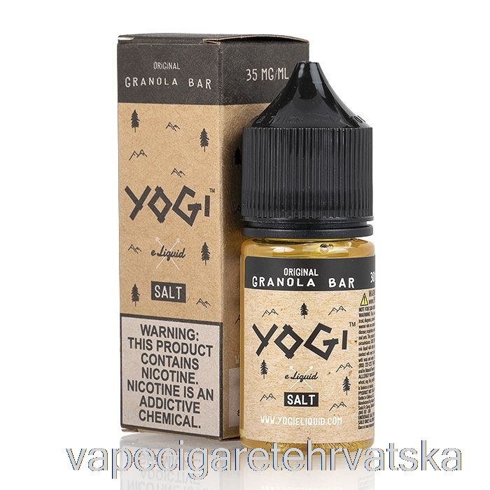 Vape Cigarete Original Granola Bar - Yogi Soli E-tekućina - 30ml 50mg